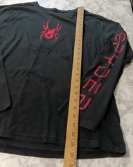 Spyder T-shirt Men’s Size XL Black Long Sleeve Logo Graphic 100% Cotton