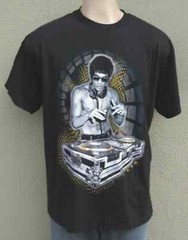 Bruce Lee Men’s T-Shirt Karate Kung Fu Legend Martial Arts DJ Music