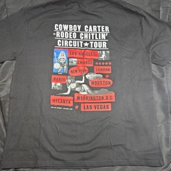 Jerzees Classics Cowboy Carter Rodeo Chitlin’ Circuit Black Men’s 2XL T-Shirt