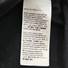 Calvin Klein Raglan Sleeve Button T-Shirt Men’s Medium Black & White EUC LN