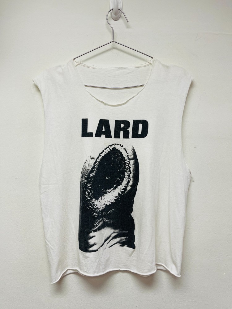 Vintage LARD 1989 T Shirt 80s 1980s Sz L The Power Of Lard Industrial 21 x 25