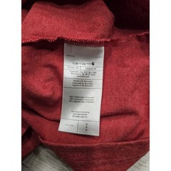 Carhartt Mens Loose Fit Long Sleeve Graphic T-Shirt Heather Red K231 Size M