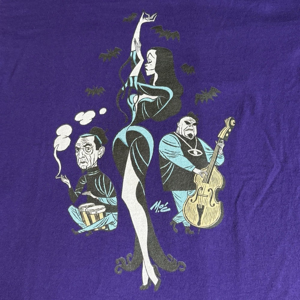 MITCH O’CONNELL B-Movie Beatniks Licensed Horror Art T-Shirt. MEDIUM Preowned NV