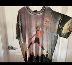Vintage Michael Jordan Jump man NBA Chicago Bulls Nike Tee T Shirt Size 3XL