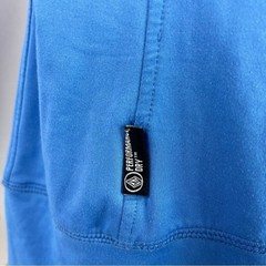 Volcom Performance Dry long sleeve stretchy shirt black logo Blue Top