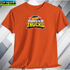 HW Monster Trucks T-Shirt Logo Many Colors Size S to 5XL Made in USA