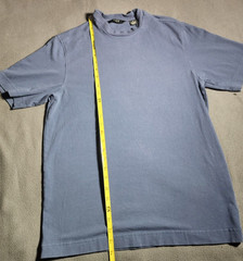 Axis LA T-Shirt Men Small Blue Short Sleeve Outdoor Round Neck Pull On