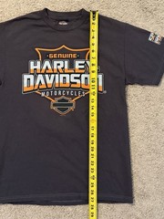 Harley Davidson T Shirt Adult M Amish Horsepower Double Sided Dover Ohio