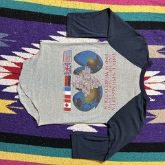 Vintage 80s Bruce Springsteen E Street Band World Your 1981 Raglan T Shirt Small