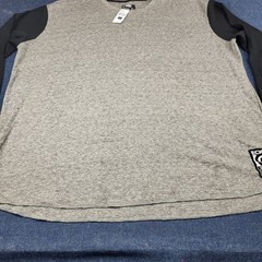 Ecko Unltd Mens Grey Marled Thermal Long Black Sleeve Shirt 4XL NWT Y2K