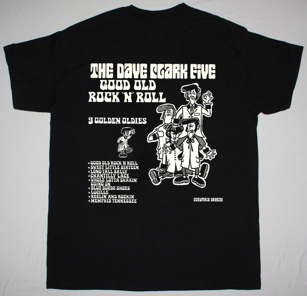 The Dave Clark Five – Play Good Old Rock ‘N’ Roll Black All Size T-Shirt AC2744