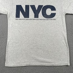 Vintage Heath Knit NYC New York City Adult Medium T Shirt Made In USA 90s EUC