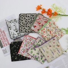 Floral Cotton Bandanas for Women, Girls, 21×21 Inch Head Scarf, Headbands
