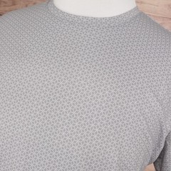 APT.9 Shirt Mens 2XL Slim Fit Gray Geometric Crew Neck Premier Flex Tee T-shirt