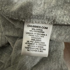 CHUBBIES Taco Tee Mens Sz XL Gray Graphic Print SS Cotton Blend Beach Weekend