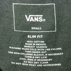 Vans T Shirt S Slim Fit Off The Wall The Original Since 1966 Skater Red Black