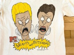 Vintage 1993 Beavis and Butt-Head MTV Show Men’s Small White Stanley DeSantis