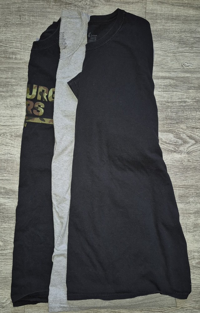 Lot Of 3 Mens Tee Shirts Various Brands One Pittsburgh Steelers All Sz 2XL AK16