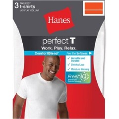 Hanes® Men’s ComfortBlend® FreshIQ® T-shirt 3-Pack ” perfect T” 2535H3
