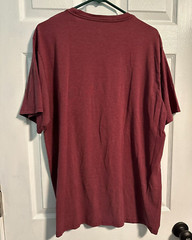 Converse Men Maroon Crew T-Shirt “ALL STAR CHUCK TAYLOR PATCH EDITION” Size XL