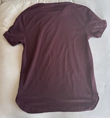 Bylt, Drop Cut Short Sleeve, Lux, Men’s Shirt, Size Large, Maroon, Crew Neck