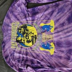 Rae Sremmurd Dazed & Blazed Tour Tie Dye Graphic Long Sleeve T-Shirt XL Purple
