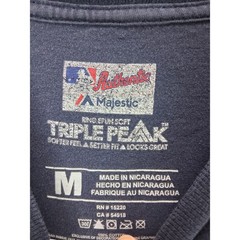 Majestic New York Yankees T-Shirt MLB Authentic Collection Medium Navy Blue Tee