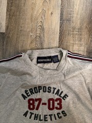 Vintage Y2K Men’s Aeropostale T-Shirt Size Large Grey Blue Athletic Dept