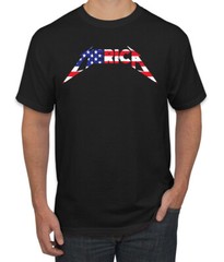 America USA Metallica Lightning Men Graphic Tshirt