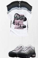 Max 95 OG Fresh Pink Foam Sneaker Matching T-Shirt | Sneakerhead Streetwear