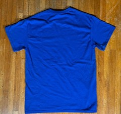 Blue Gildan Dry blend T Shirt Size Medium