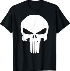 Marvel Comics Punisher Classic Skull Symbol T-Shirt