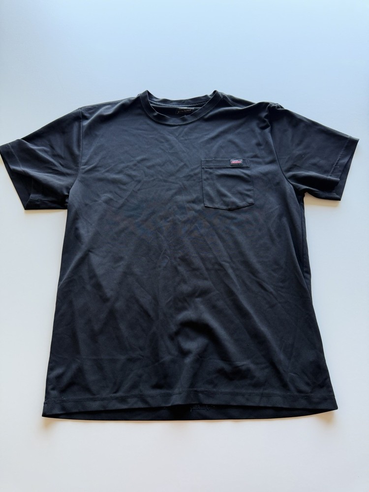 Genuine Dickies Men’s Short Sleeve Performance Pocket T-Shirt, Black, Size L