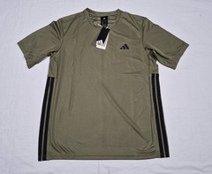Adidas Mens Training/Running WE Bas 3 S Tee Shirt KD0703 Olive green