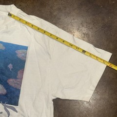 Vintage 90s Claude Monet Water Lillies Art Print T Shirt Large SStitch