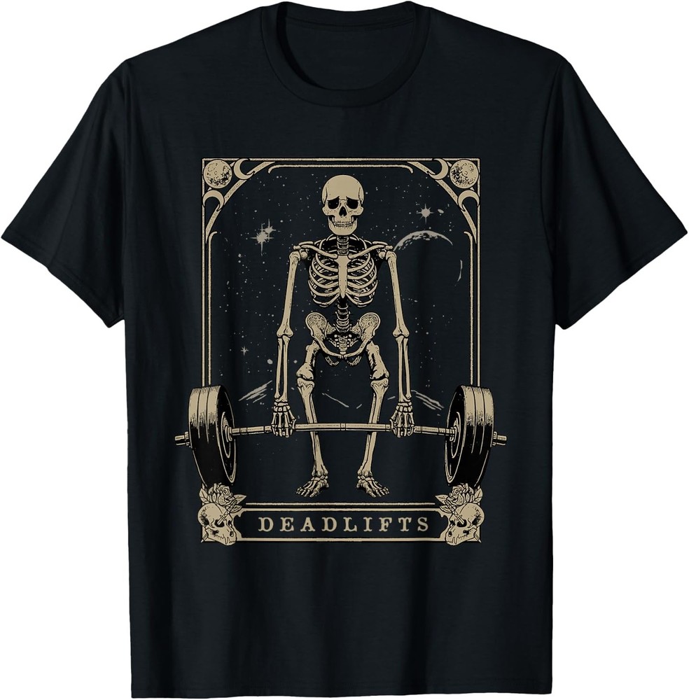 Tarot Card Deadlift Shirt Deadlifts Gym Workout Occult T-Shirt