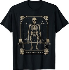 Tarot Card Deadlift Shirt Deadlifts Gym Workout Occult T-Shirt