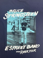 Bruce Springsteen The River Tour 2016 Unisex T-Shirt, Size 2XL Navy NWOT