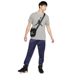Nike Air Jordan Jumpman Logo Mens T-Shirt Grey Multi Size Casual Sportswear Top