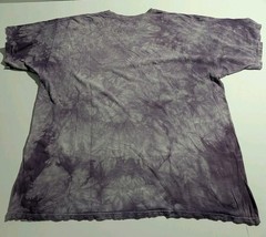 The Mountain 1999 Unisex XL Purple Tie-Dye Penguin Graphic Logo Crew Neck Tee