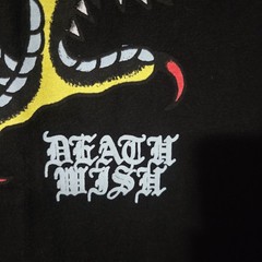 Deathwish “Seven Trumpets” T-Shirt Size M – Black Skater Tee