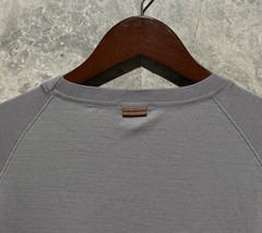 ZEGNA Men’s ‘High Performance’ Wool T-Shirt Light Grey Size XXL / 2XL $920+ NEW