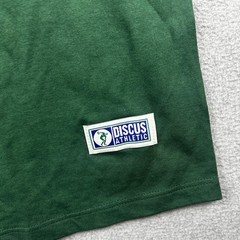 Vintage Discus Athletic Shirt Mens XL Green Cotton Crew Neck Blank Tee 90s