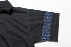 NUMBER NINE (N)INE Black Tribal Polo SHIRT Tee size 1 Small S Rare
