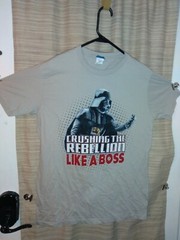 Crushing the rebellion like a boss star Wars Darth Vader shirt