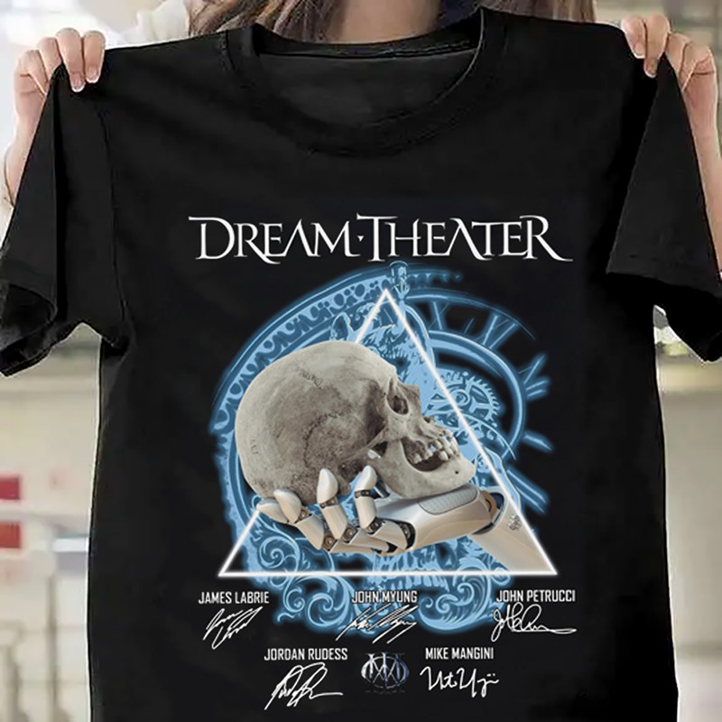 Dream theater signatures Gift For Fan Black All Size Shirt