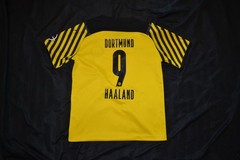 T Shirt Football Borussia Dortmund 2021-2022 Puma Yellow Black Small Haaland 9