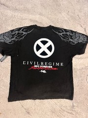 Civil Regime Jean Grey X-Men Graphic Print T-Shirt Black 2XL Men’s Cotton