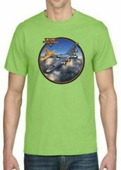 Adult DryBlend® T-Shirt – (B-17 SUPERFORTRESS BOMBER – WWII AIRPLANE/ PLANE)