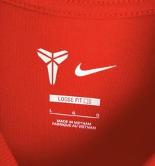 Nike Kobe Max90 What The Kobe 8 WTK T-shirt Red Sz L HJ3422-600 Black Mamba NWT